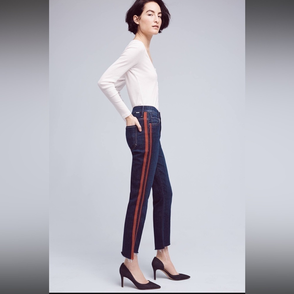 MOTHER Insider Crop Step Fray Speed Racer size 27